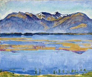 Het Montanameer door Ferdinand Hodler